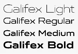 Galifex font