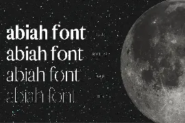 Abiah Sans Serif Font Family