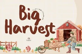 Big Harvest | A Handwritten Font