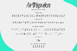 Arthipuka - Casual & Fun Typeface font