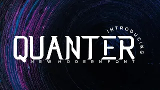 Quanter font