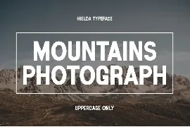 HIELDA Modern Sans Serif font