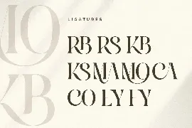 Harmonis - Beauty High Contrast Serif font