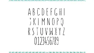 SUNN - Handwriting Font