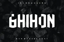 Jhinown font