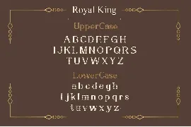 Royal King Vintage Serif Modern Font