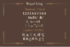 Royal King Vintage Serif Modern Font