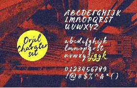 Orjel font