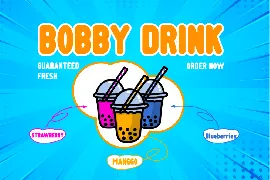 Blubboy - Bubble Style Font