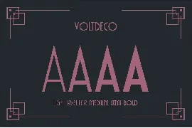 Voltdeco font