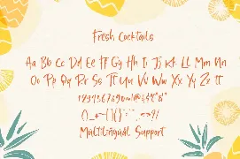 Fresh Cocktails font