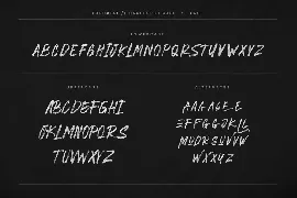 Hardbeat Handbrush Caps font