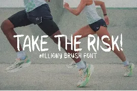 Williony Brush font