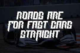 Race Timo Sport Display Font