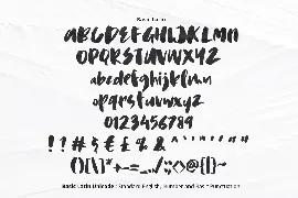 Hawkey Brush Font