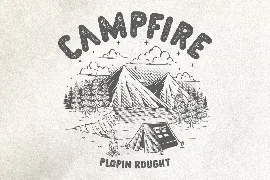 Plopin Rought font