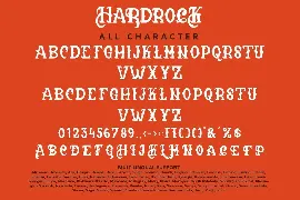 Hardrock - Black Letter Typeface font