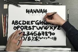 Hannah font