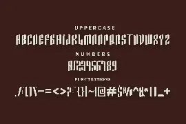 Geblengen font