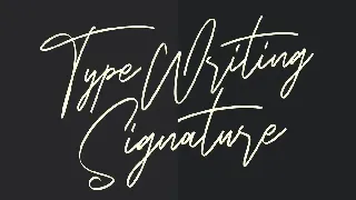 Chordettes Signature Script Brush Handmade Font