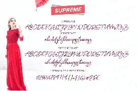 Supreme Script Font