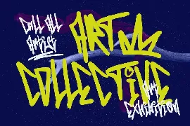 Edcosmic - An Urban Art Graffiti Font