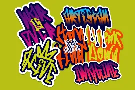 Edcosmic - An Urban Art Graffiti Font