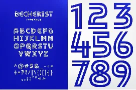 Becherist font