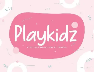 Playkidz font