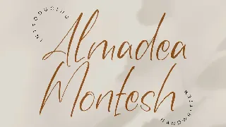 Almadea Montesh Handwritten Font