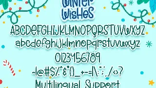 Winter Wishes font