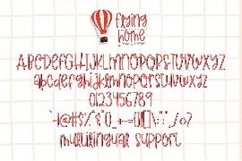 Flying Home - Quirky Font