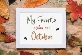 October Story font