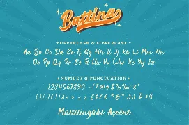 Battina - Vintage Display Font