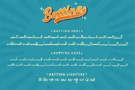 Battina - Vintage Display Font