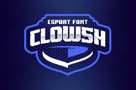 CLOWSH ESPORT font