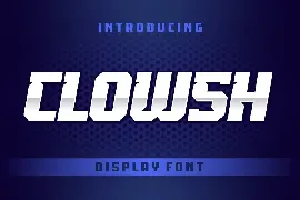 CLOWSH ESPORT font