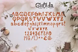 Clotilda font