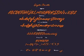 SENJAKU - Handlettered font