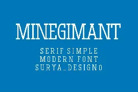 Minegimant Fonts