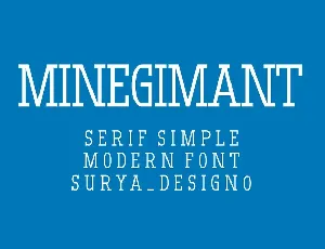 Minegimant Fonts