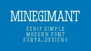 Minegimant Fonts