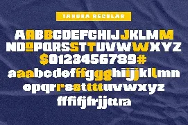 Tahura font