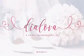 Dialova - Beautiful Calligraphy Font