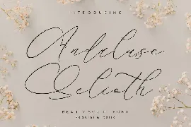 Andaluse Selioth Script Font