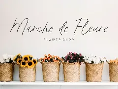 Floral Bouquet Script Font