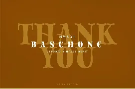 Baschone font