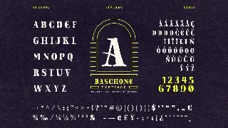 Baschone font