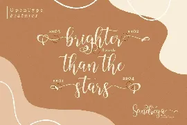 Sandreya Script font