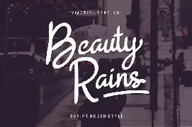 Beauty Rains font